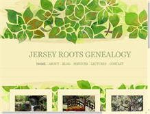 Tablet Screenshot of jerseyrootsgenealogy.com